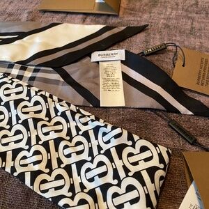Burberry Unisex Silk Scarf
